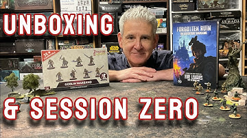 Dungeons & Lasers Goblins Unboxing + Session Zero Forgotten Ruins Adventure Wargame
