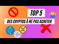 Non  top 5 crypto  ne pas acheter