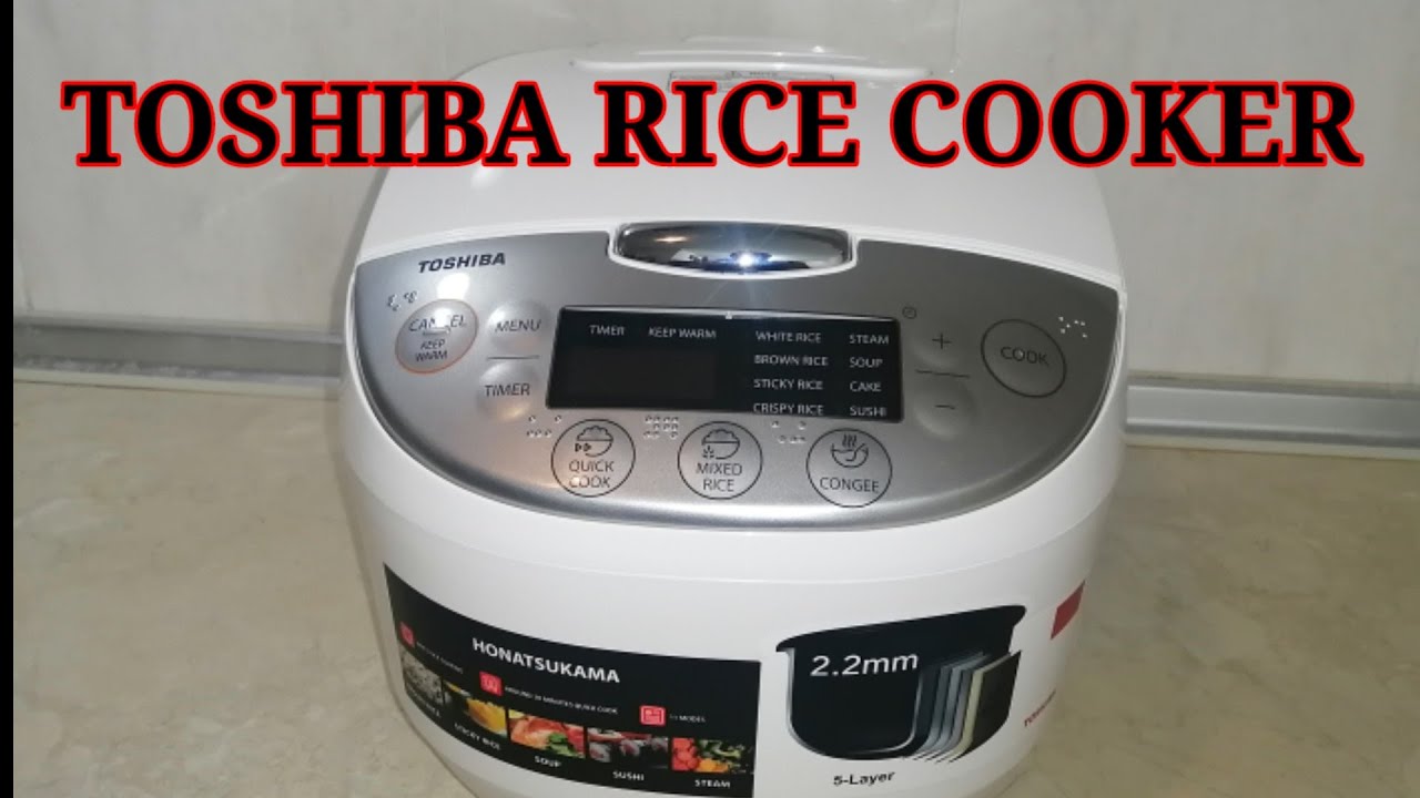 Toshiba TRCS01 Rice Cooker - Review! (+Taste Test) 