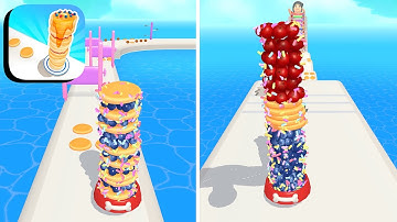 Pancake Run Gameplay 🎂🥞🍩 All Levels 146-148