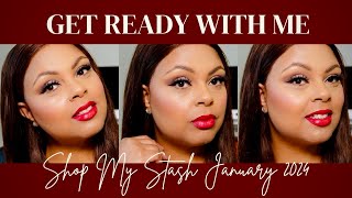 Get Ready With Me|Shop My Stash Jan 2024|JustBeingMarian