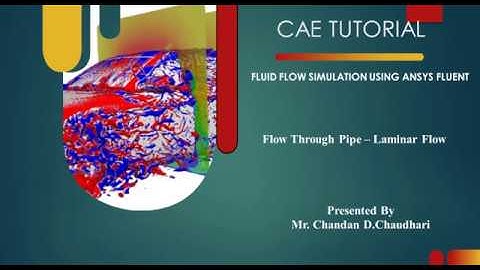 LAMINAR FLOW THROUGH PIPE | ANSYS FLUENT