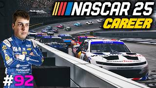This race was going SO WELL... until... NASCAR 25 Career | Part 92 XFinity at Bristol