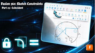 Fusion 360 Sketch Constraints | Part 03 – Coincident Fusion 360 Sketch Constraints | Part 03 – Coincident