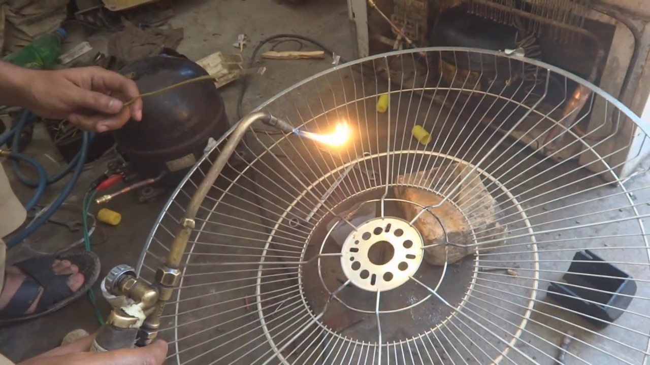 DC fan grill repair YouTube