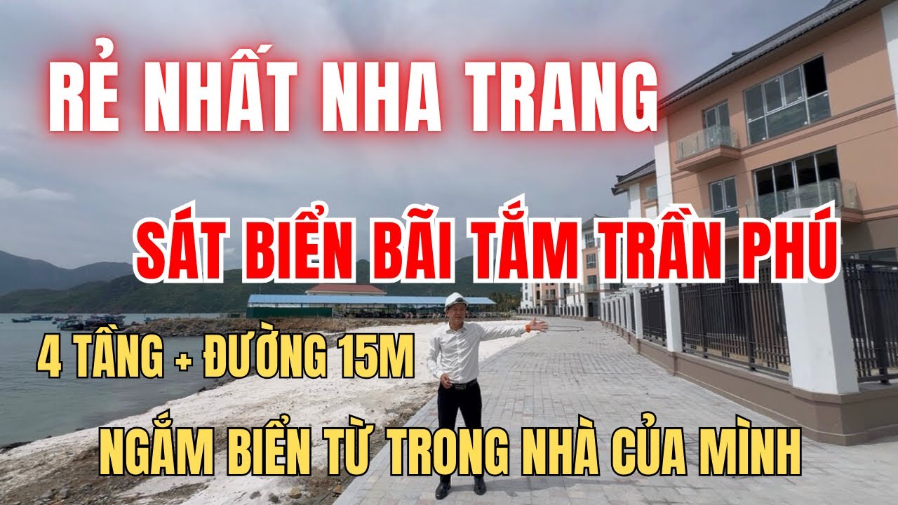 💥Rẻ nhất nha trang với bãi tắm biển Trần Phú ngay sát cạnh nhà 4 tầng | Nhà giá rẻ Nha Trang 
