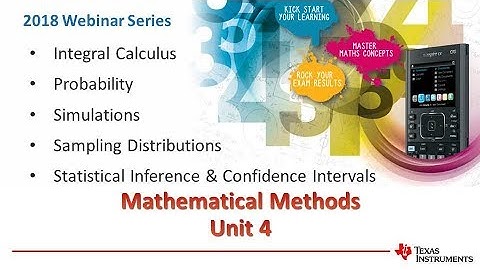 Mathematical Methods Unit 4 with TInspire