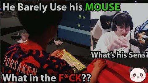 SEN TENZ shocked by PRX FORSAKEN aimlab training 😱