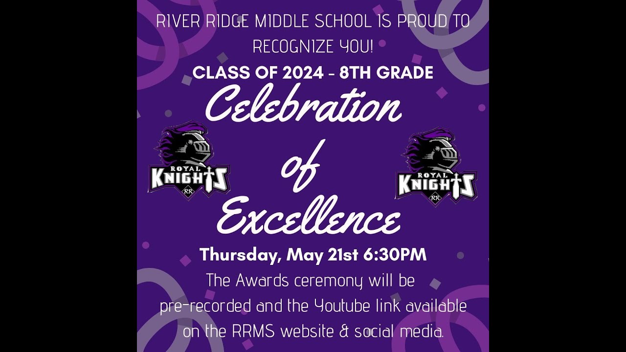 RRMS Class of 2024 Celebration of Excellence Awards YouTube