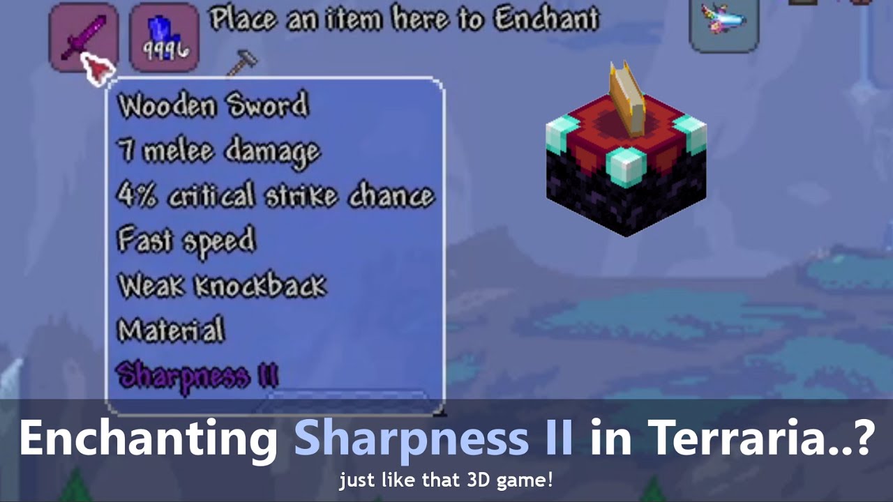 Enchanting your items with Terraria mods!... but why. YouTube