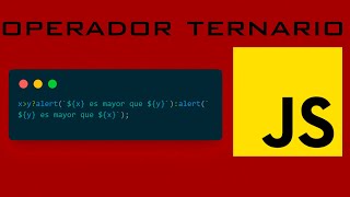 Javascript: Operador Ternario | Ternary Operator