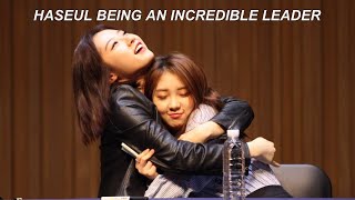 haseul being an incredible leader for ten minutes straight