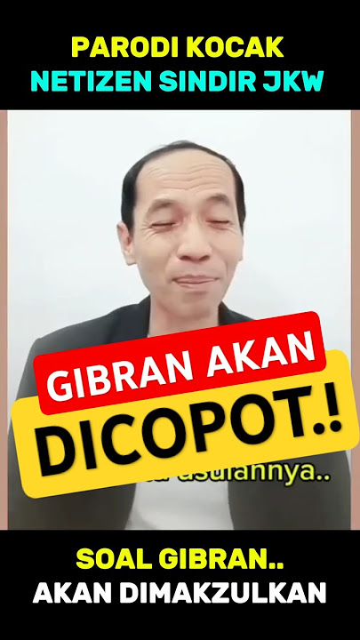 😱🤣PARODI KOCAK JOKOWI KW😱🤣