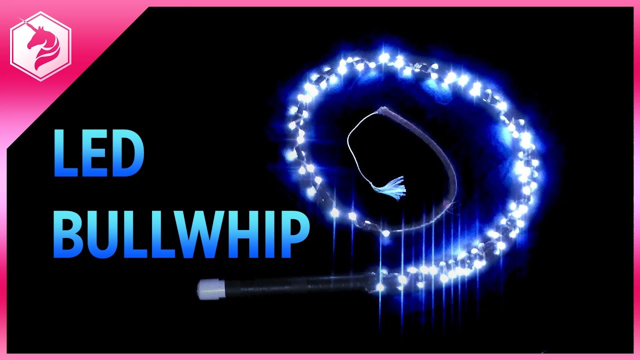 LED Bull Whip DIY Tutorial - Motion and Sound Reactive 6 Foot Bullwhip with Lights 