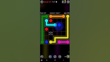 How To Solve Flow Free Bridges Challenge Pack Level 41 7x7 Board Walk Through Solution Walkthrough