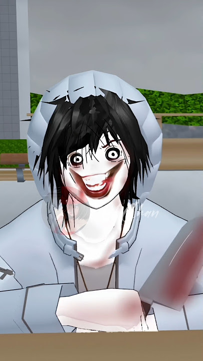 JEFF THE KILLER 🔪😰#sakuraschoolsimulator #drama #horror #shorts