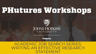 Academic Job Search Series- Writing an Effective Research Statement