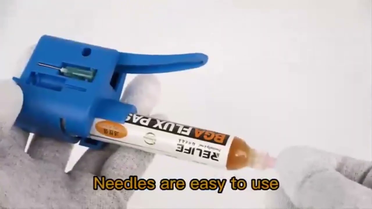 RELIFE RL-062A Manual Glue Gun 10cc Solder Flux Dispenser Welding Oil Solder Paste UV