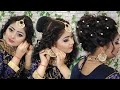 Easy party and wedding hairstyle 2020||कैसे करे curly hair पर Hairstyle (Hindi )