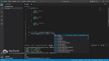 Iterar array de objetos en javascript.