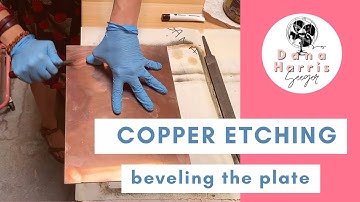 Etching Plate Prep: How To Bevel