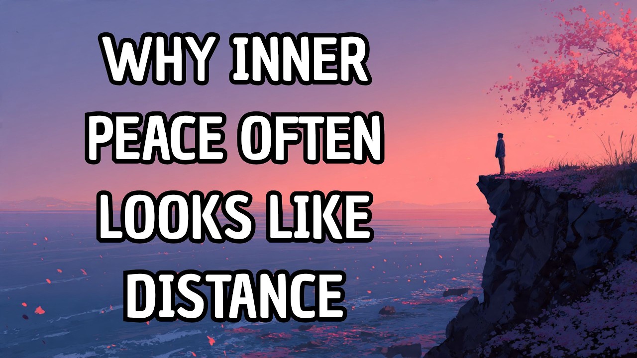 Why Inner Peace Often Looks Like Distance - YouTube