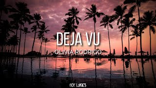 Olivia Rodrigo - deja vu (Lyrics) Resimi