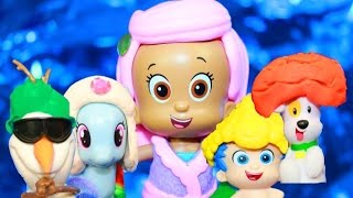 Bubble Guppies Mermaid Molly Hair Salon with Gil Puppy Toys