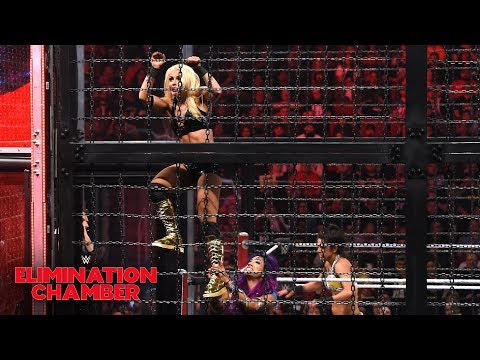 Bayley & Sasha exhibit teamwork in  WWE Women's Tag Team Title war: WWE Elimination Chamber 2019