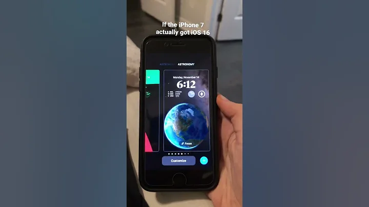 If the iPhone 7 Actually got iOS 16! #shorts #fyp #iphone7 #ios16