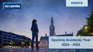 Opening Academic Year 20232024 Convocation ceremony | KU Leuven