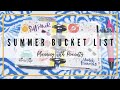 SUMMER Bucket List | Micro Happy Planner | Summer Fun | Bullet Journal | Decorative Planning