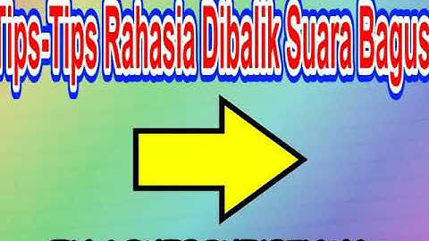 Rahasia Suara Jelek Bisa Jadi Bagus