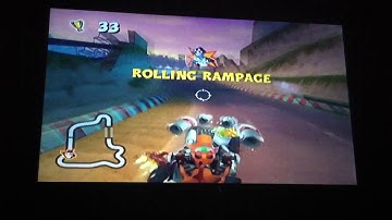Crash Tag Team Racing Record: Rolling Thunder 35 Kills ( Tiki Turbo with Crash )