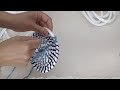 ПОСМОТРИ как Я ШЬЮ КОРЗИНОЧКУ из ШНУРА  LOOK at how I SEW A BASKET out of A CORD