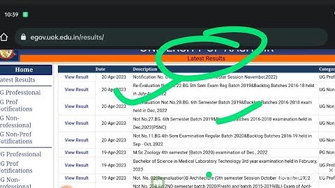 Result 3rd & 1st semester kashmir University | date out | Evaluation status check |.