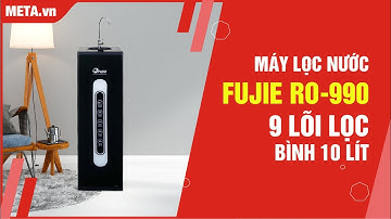 Máy lọc nước tinh khiết RO thông minh FujiE RO-990 CAB HYDROGEN lọc 10 lít/giờ, 9 lõi lọc | META.vn