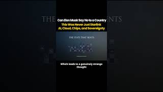 This Was Never Just Starlink | AI, Cloud, Chips, and Sovereignty