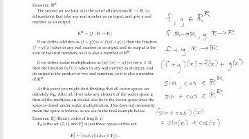 page 7 the vector space of real functions