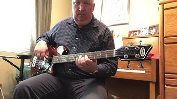 Supro Huntington I Mahogany with piezo bass demo