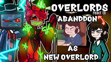 OVERLORDS HAZBIN HOTEL react to ABANDDON as NEW OVERLORD 🛎️Gacha2 react #hazbinhotel2 #hauntedhotel