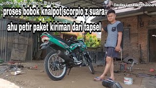 bobok knalpot scorpio z ahu petir dan gahar