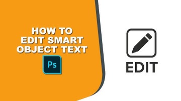 how to edit smart object text in photoshop