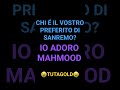 CHI É? #mahmood #sanremo #tutagold