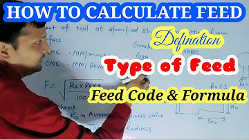 #CNC में #Feed कैसे निकालते है#Feed Definition,Formula & Code With Practical By Vijay Sir 8750725636