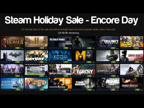 Video: De Steam Holiday Encore-uitverkoop Eindigt Vandaag