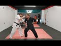 Karate jutsu technique nage waza pinwheel throw