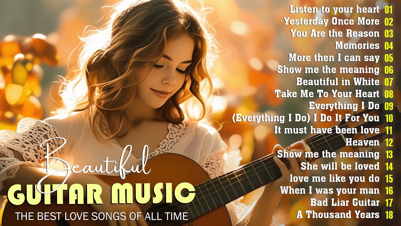 Top 50 Best Guitar Songs In The World 🎸 Best Guitar Acoustic Cover Of Popular Love Songs Of All Time