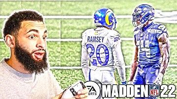 JALEN RAMSEY VS DK RAMSEY EPIC MADDEN 22 WR VS DB MATCHUP!!! THANKS FOR 100K ON TIK TOK❤️
