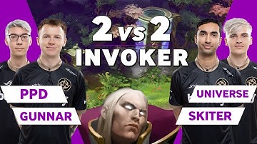 NiP PPD & Gunnar vs Universe & Skiter | DOTA Invoker Co-Op 2v2